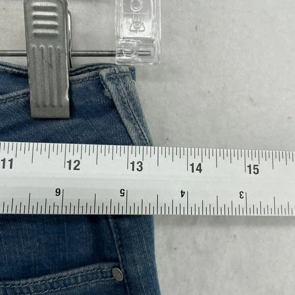 Comptoir Des Cotonniers Jeans Sz 26 Blue Skinny Low-Rise Stretch Denim - Picture 3 of 12